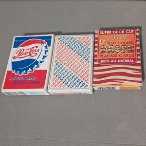 Playing Cards American Airlines Pepsi And Bacon Collectible Cards